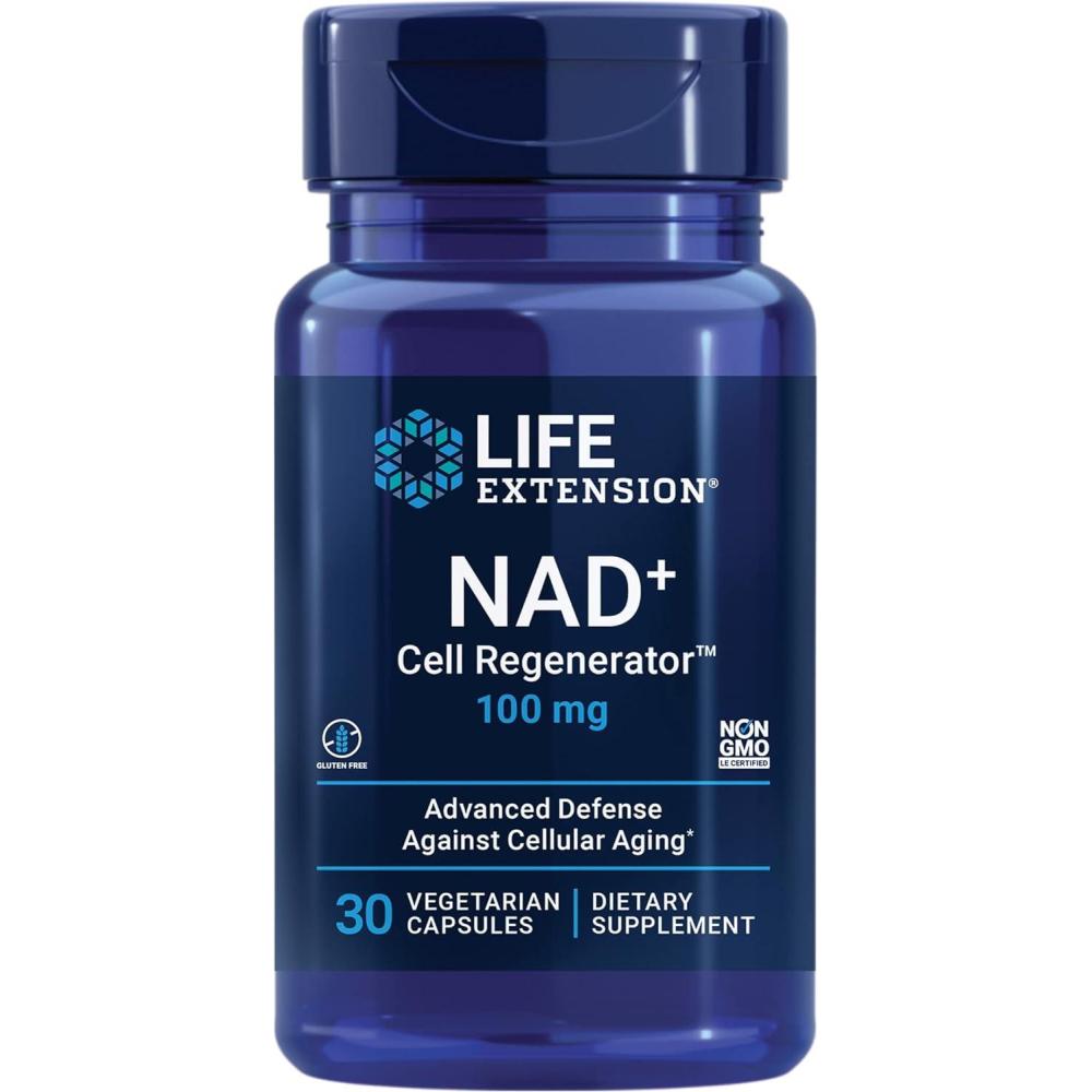 image:imageNAD Cell Regenerator 100 mg NIAGEN Nicotinamide Riboside Formula NAD Supplement for Healthy Cellular Metabolism AntiAging amp Longevity Gluten Free NonGMO Vegetarian 30 Capsules