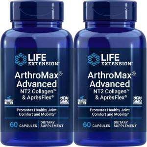 image:imageLife Extension ArthroMax Advanced with NT2 Collagen amp ApresFlex 60 Capsules Pack of 2
