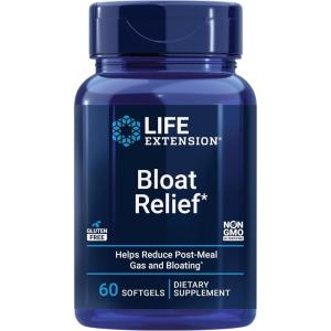 image:imageLife Extension Bloat Relief Artichoke Ginger Fennel and Turmeric for Digestive Health Supports Bloating Relief and Promotes Digestive Comfort Gluten Free NonGMO 60 softgels