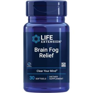 image:imageLife Extension Brain Fog Relief Mango Leaf Extract standardized Peppermint Oil nootropic Brain Supplement for Clarity and Focus FastActing CaffeineFree Gluten Free NonGMO 30 softgels