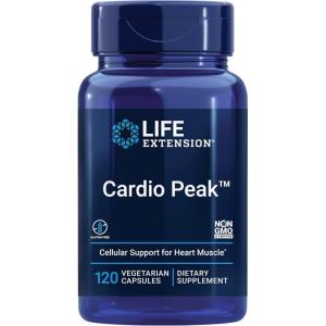 image:imageLife Extension Cardio Peak  Hawthorn Extract Leaf Flower Stem Supplement with Arjuna Extract for Heart Health Support  Twice Daily  Gluten Free NonGMO Vegetarian  120 Capsules