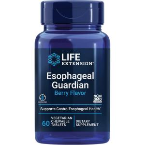 image:imageLife Extension Esophageal Guardian alginic Acid Potassium Bicarbonate get LongLasting Relief from gastric Distress Vegetarian NonGMO GlutenFree 60 Vegetarian chewable Tablets60 Count Pack of 1