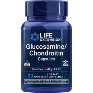 image:imageLife Extension GlucosamineChondroitin Capsules for Healthy Joints and Cartilage NonGMO GlutenFree 90 CapsulesStandard Packaging