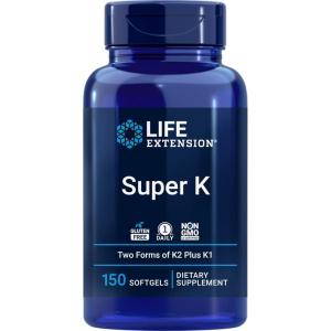 image:imageLife Extension Super K 150 Softgels with Vitamin K1 and K2  MK4 amp MK7