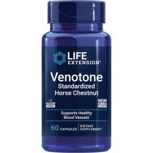 image:imageLife Extension Venotone  Standardized Horse Chestnut  Promotes Healthy Fluid Balance  GlutenFree NonGMO  60 Capsules