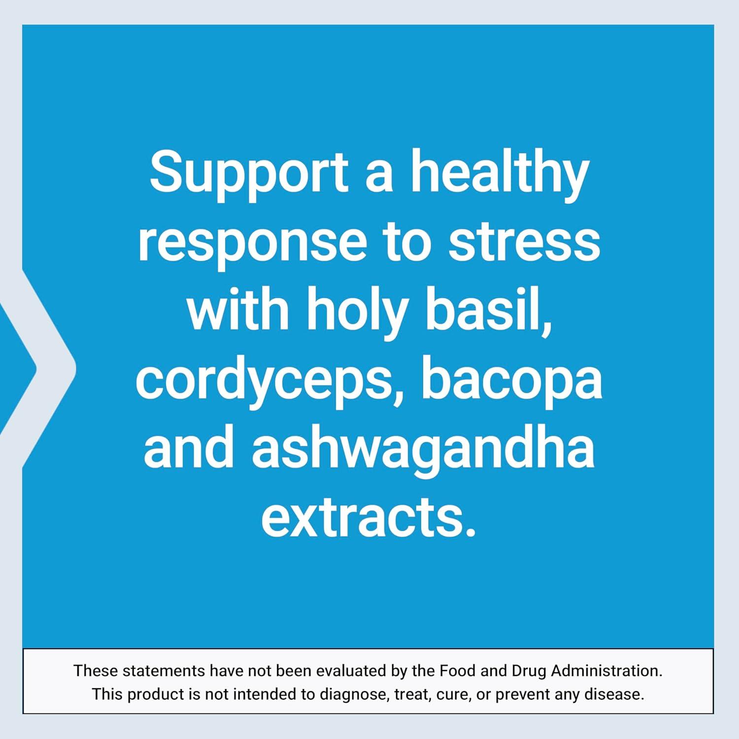 image:imageLife Extension Adrenal Energy Formula Help inhibit the Effects of Stress holy Basil cordyceps bacopa and ashwagandha Gluten Free NonGMO Vegetarian 60 CapsulesUnflavored