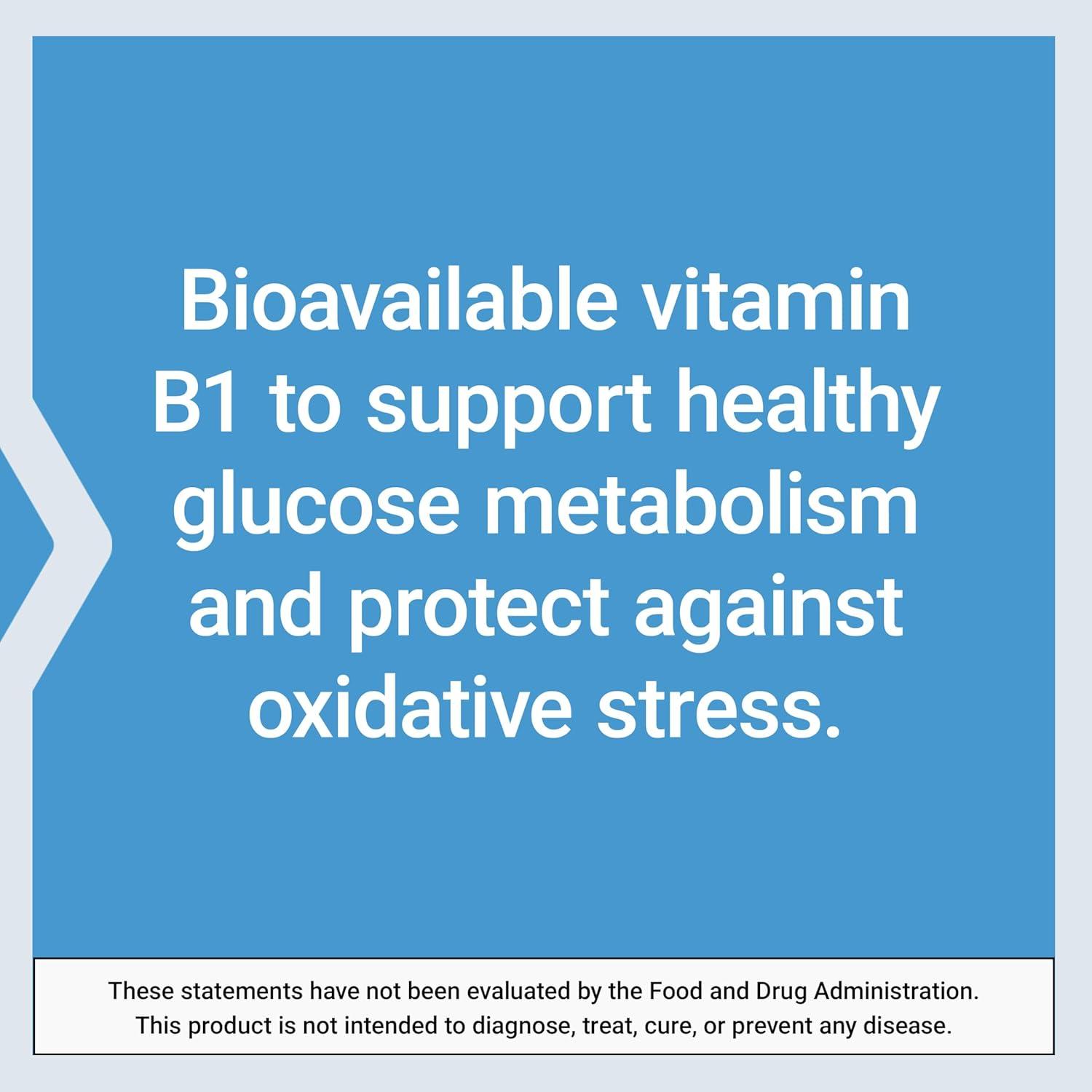 image:imageLife Extension Benfotiamine with Thiamine Healthy Blood Sugar Metabolism Support 100 mg benfotiamine Cardiovascular Health Brain Health NonGMO GlutenFree 120 Vegetarian Capsules120 Count Pack of 2