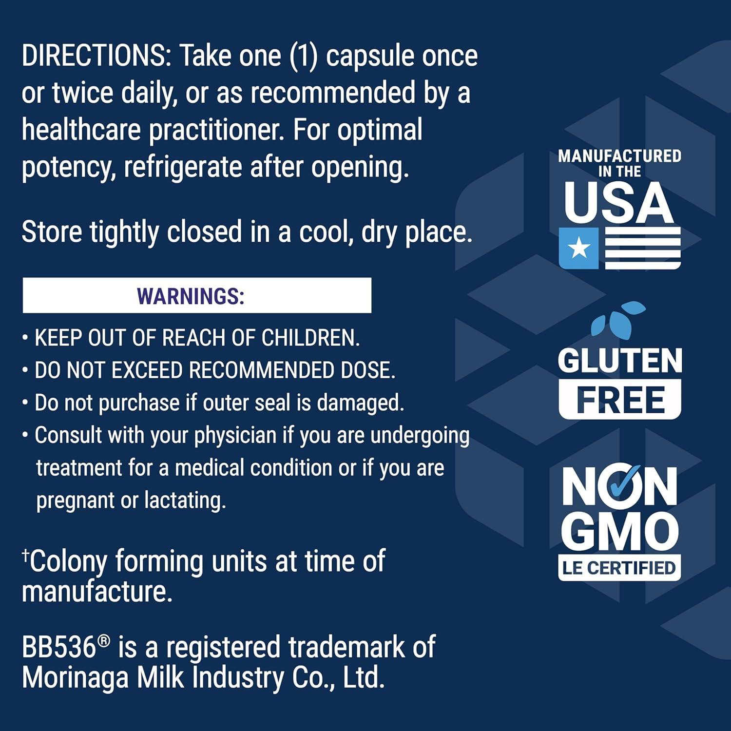 image:imageLife Extension Bifido GI Balance probiotics Bifidobacterium longum BB536 2 Billion CFU Support Healthy Gut amp Digestive Health GlutenFree NonGMO Vegetarian 60 Capsules60 Count Pack of 2