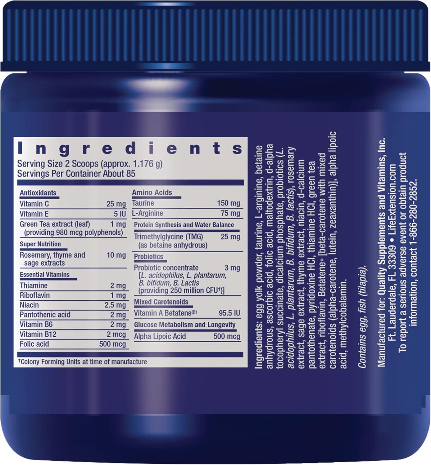 image:imageLife Extension Cat Mix cat Food Supplements Heart Health probiotics Larginine Taurine B12 folic Acid Vitamin C Vitamin E Rosemary Nutrient Absorption GlutenFree NonGMO 85 Servings045 Pound