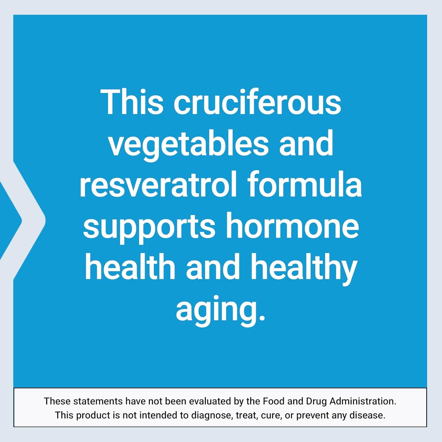 image:imageLife Extension Cruciferous Vegetable Extract amp Resveratrol Broccoli Cabbage resveratrol Supports Cellular Protection GlutenFree NonGMO Vegetarian 60 Capsules
