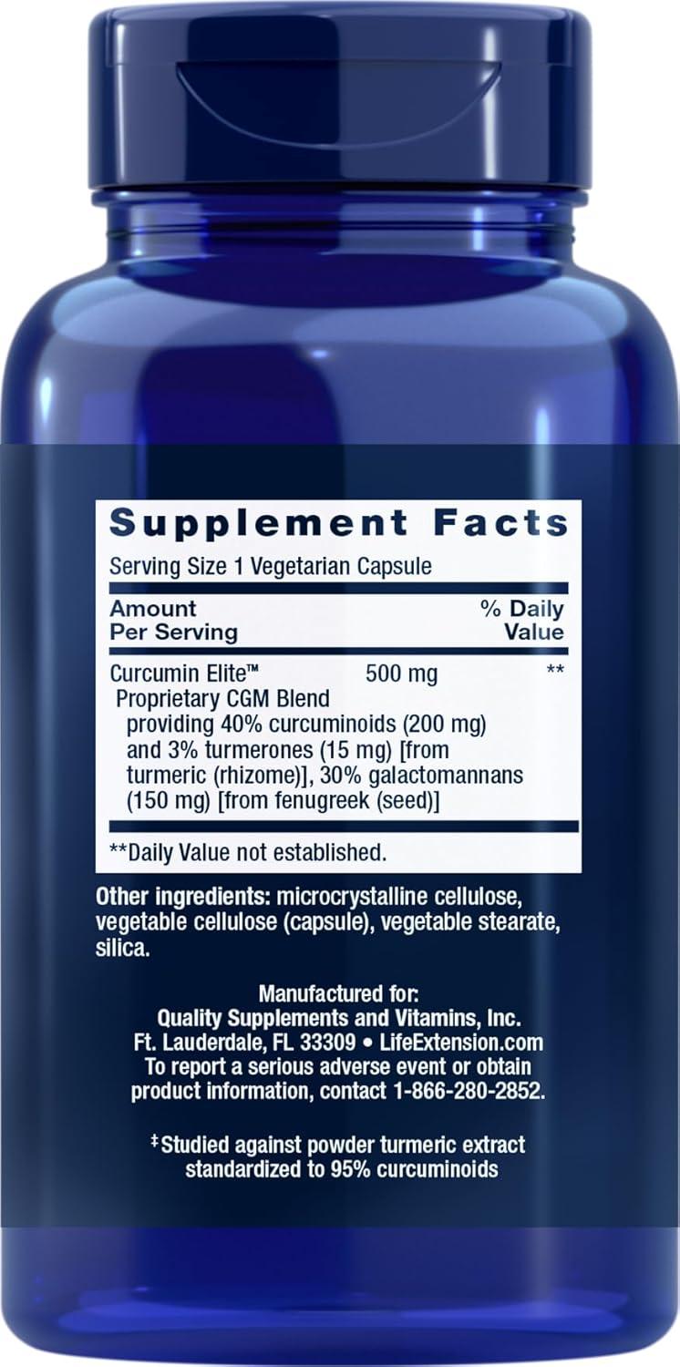 image:imageLife Extension Curcumin Elite Turmeric Extract 90 Caps Pack of 2
