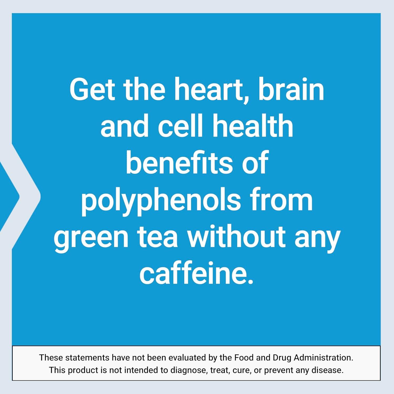 image:imageLife Extension Decaffeinated Mega Green Tea Extract PolyphenolRich Cell Health Heart Health Brain Health Antioxidant Protection NonGMO GlutenFree Vegetarian 100 Capsules100 Count Pack of 2