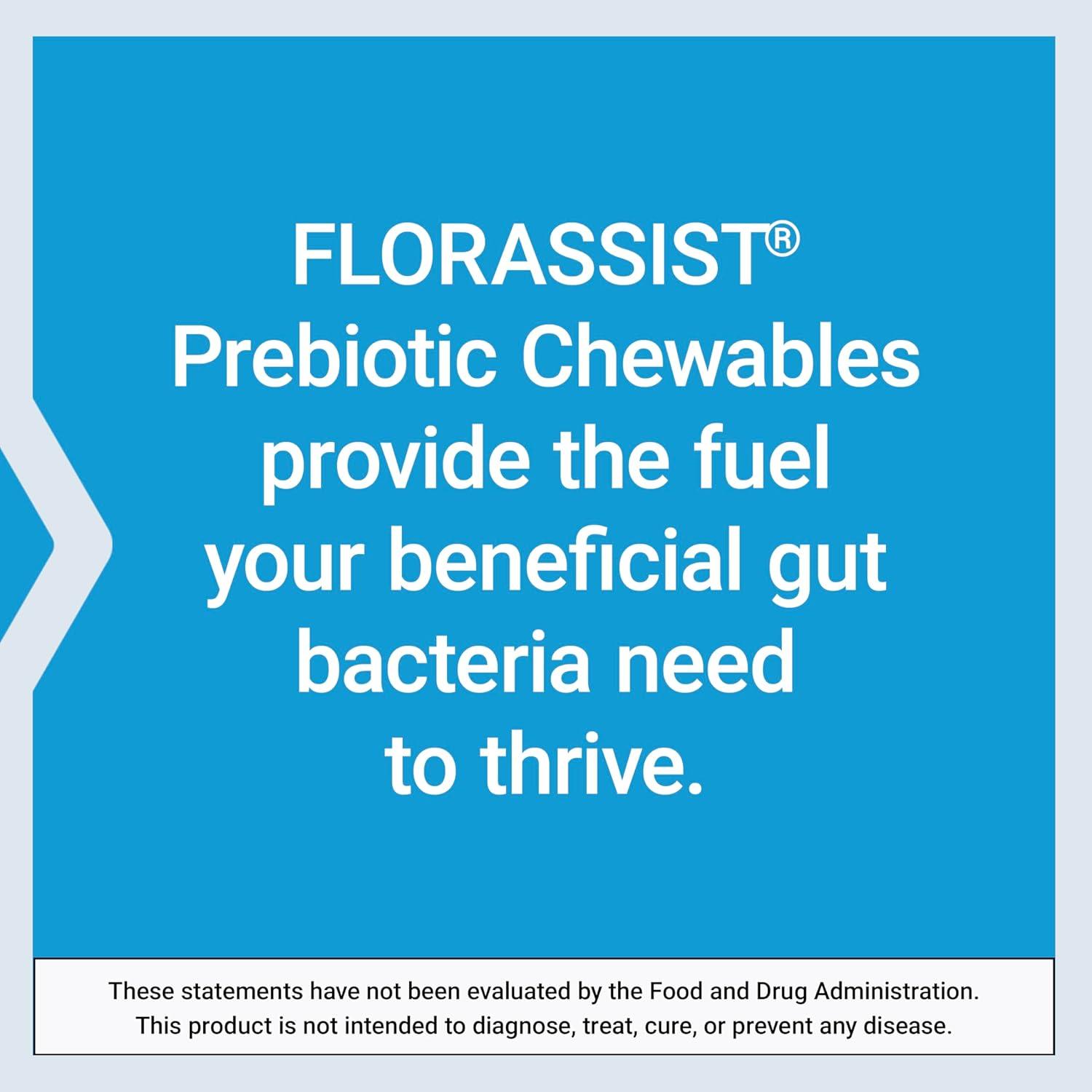 image:imageLife Extension FLORASSIST Prebiotic Chewable Strawberry 1000 mg xylooligosaccharides prebiotic Supplement Provides Fuel for Gut Flora GlutenFree NonGMO Vegetarian 60 chewable Tablets
