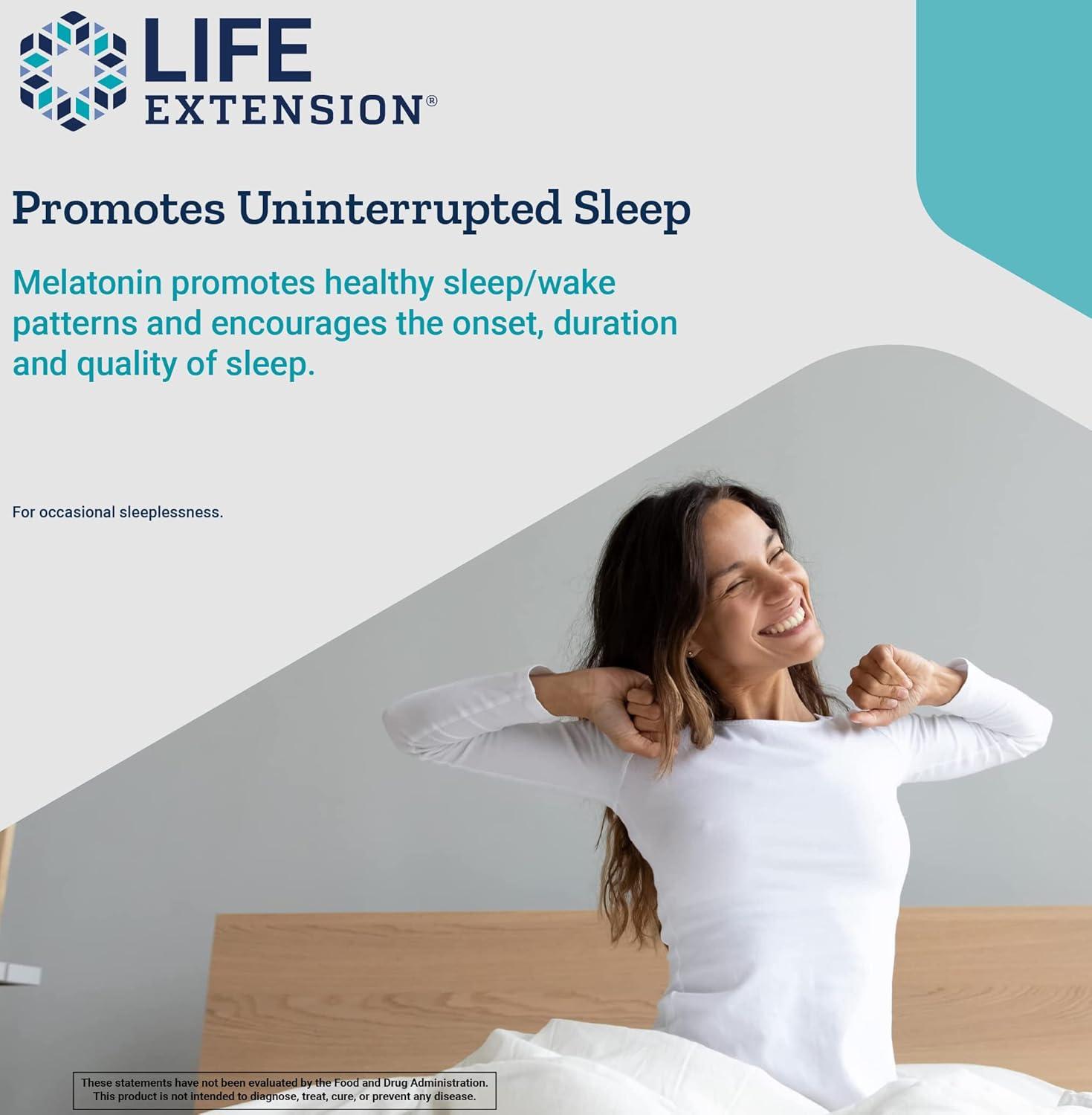 image:imageLife Extension Melatonin IRXR 120 Capsules Immediate amp 7 Hour ExtendedRelease Night Time Supplement Supports Staying Asleep NonGMO GlutenFree120 Count Pack of 1