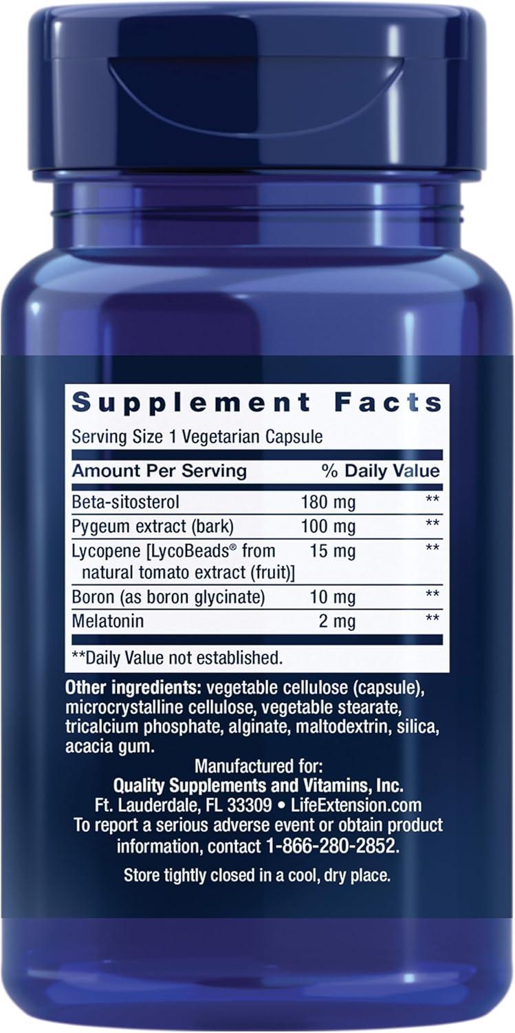 image:imageLife Extension Mens Bladder Support melatonin betasitosterol lycopene Nighttime Urination Sleep Patterns Prostate Health Bladder Support Gluten Free NonGMO Vegetarian 30 Capsules