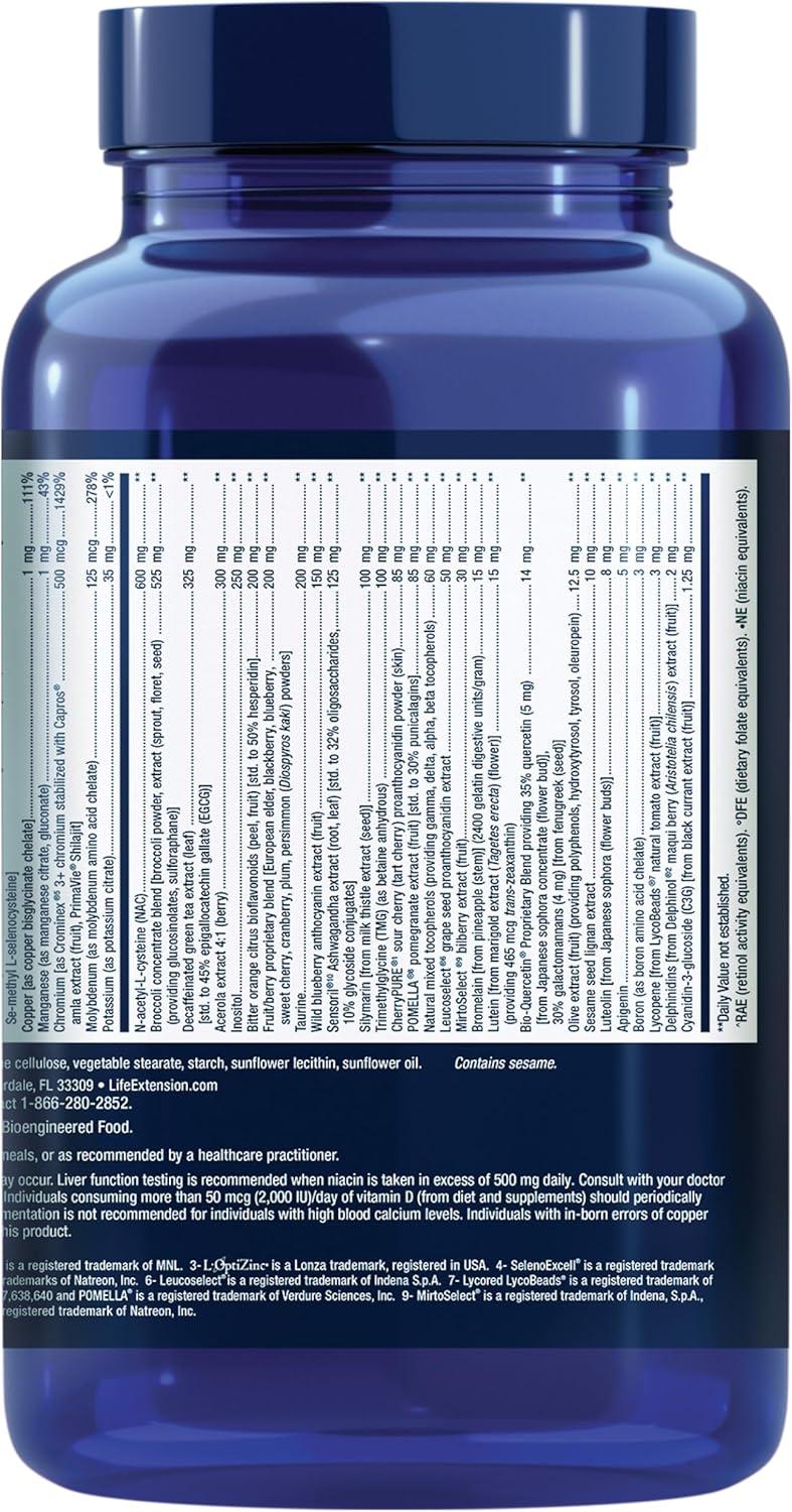 image:imageLife Extension Mix Capsules highPotency Advanced Vitamin Mineral Fruit amp Vegetable Formula Vitamin C B D E Magnesium for WholeBody Health Healthy Aging GlutenFree 360 Capsules360 Count Pack of 1