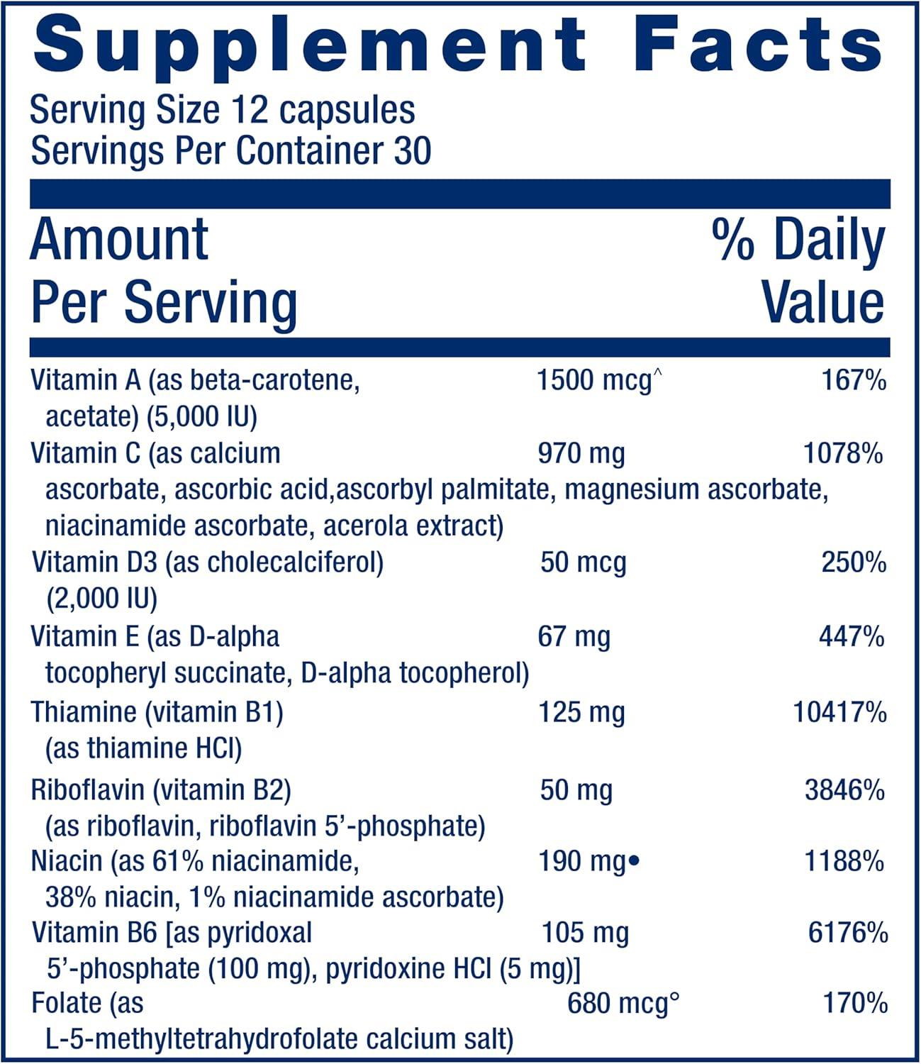 image:imageLife Extension Mix Capsules highPotency Advanced Vitamin Mineral Fruit amp Vegetable Formula Vitamin C B D E Magnesium for WholeBody Health Healthy Aging GlutenFree 360 Capsules360 Count Pack of 1