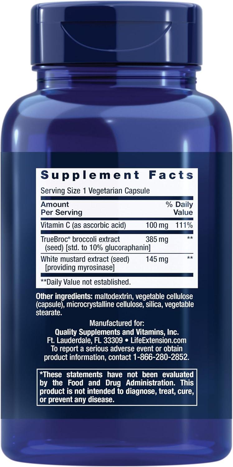 image:imageLife Extension Optimized Broccoli with Myrosinase Liver and Detox Supplement Advanced bioavailable OnceDaily NonGMO Vegetarian GlutenFree 30 Capsules