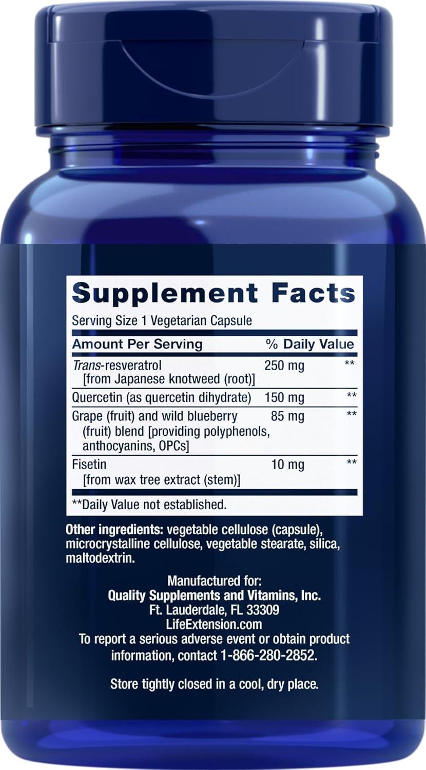 image:imageLife Extension Optimized Resveratrol 90 Vegetarian Capsules90 Count Pack of 2