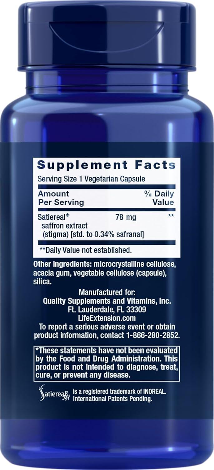 image:imageLife Extension Optimized Saffron Extract with Satiereal 90 Vegetarian Capsules90 Count Pack of 2