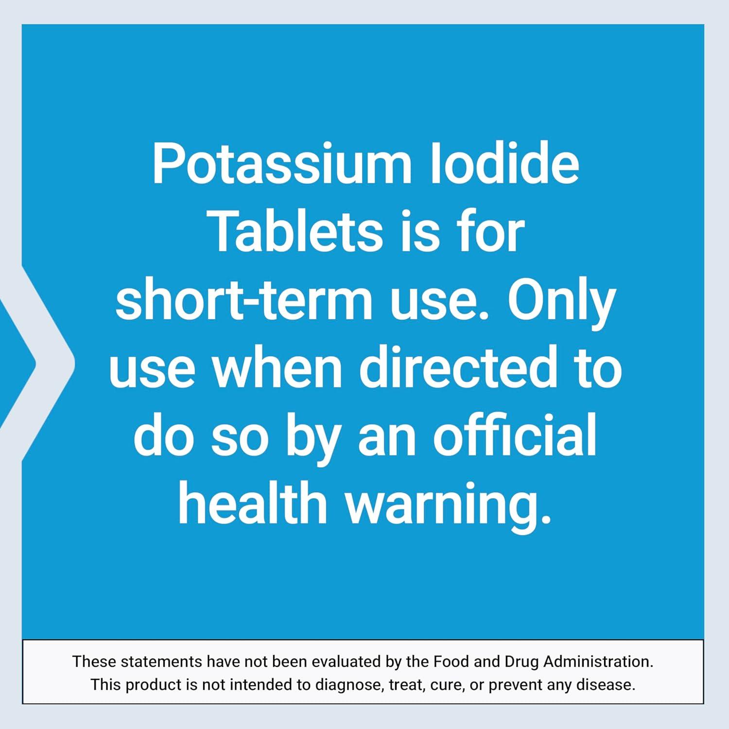 image:imageLife Extension Potassium Iodide 130mg 14 Tablets14 Count Pack of 1