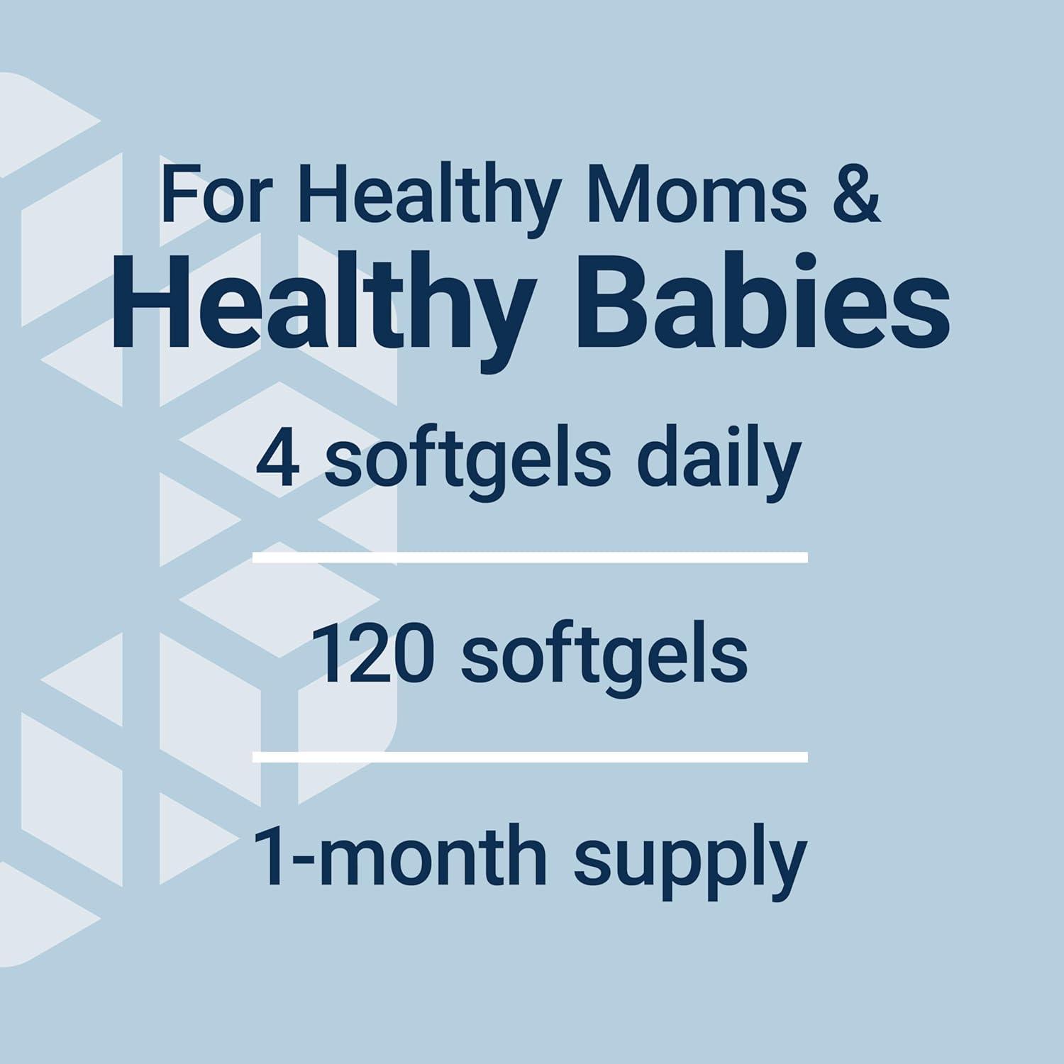 image:imageLife Extension Prenatal Advantage Womens multivitamin Baby Support folic Acid Choline omega3s Vitamin C D3 B1 B6 B12 zinc niacin Gluten Free NonGMO 120 softgels