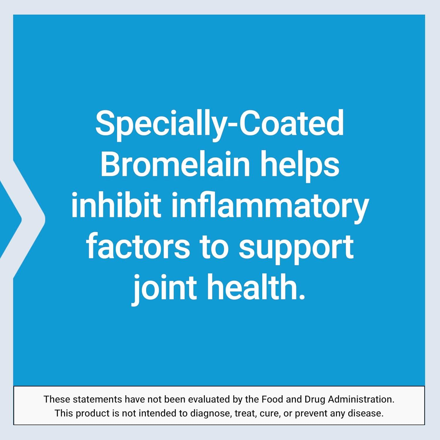 image:imageLife Extension SpeciallyCoated Bromelain Pineapple Extract Joint Health Joint Comfort Vegetarian GlutenFree NonGMO 500 mg 60 entericCoated Tablets