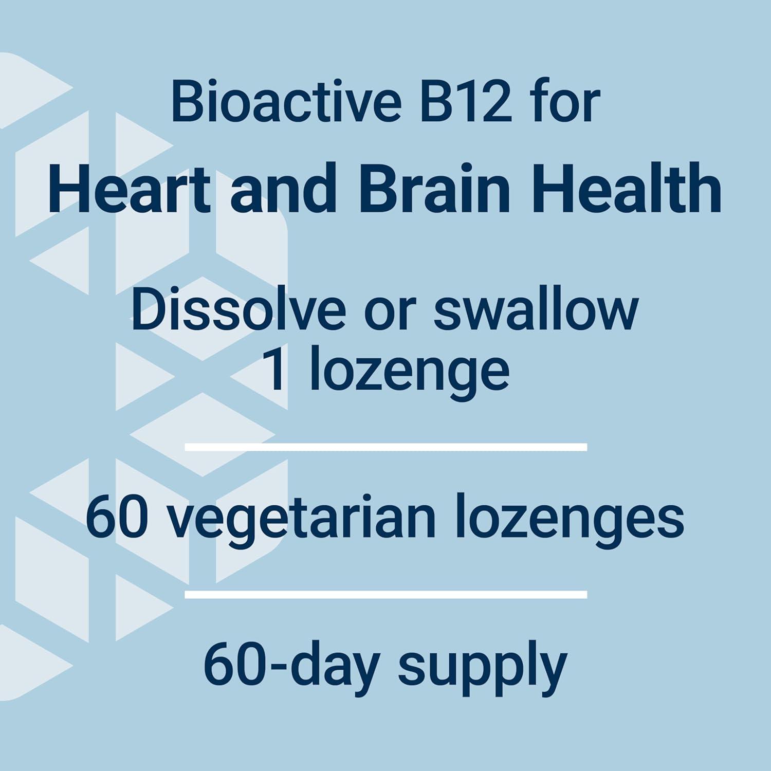 image:imageLife Extension Vitamin B12 Methylcobalamin Nerve Health Supplement Cognitive Support Energy Vitamin methylcobalamin B12 1 mg QuickDissolving Vegetarian 60 lozengesStandard Packaging
