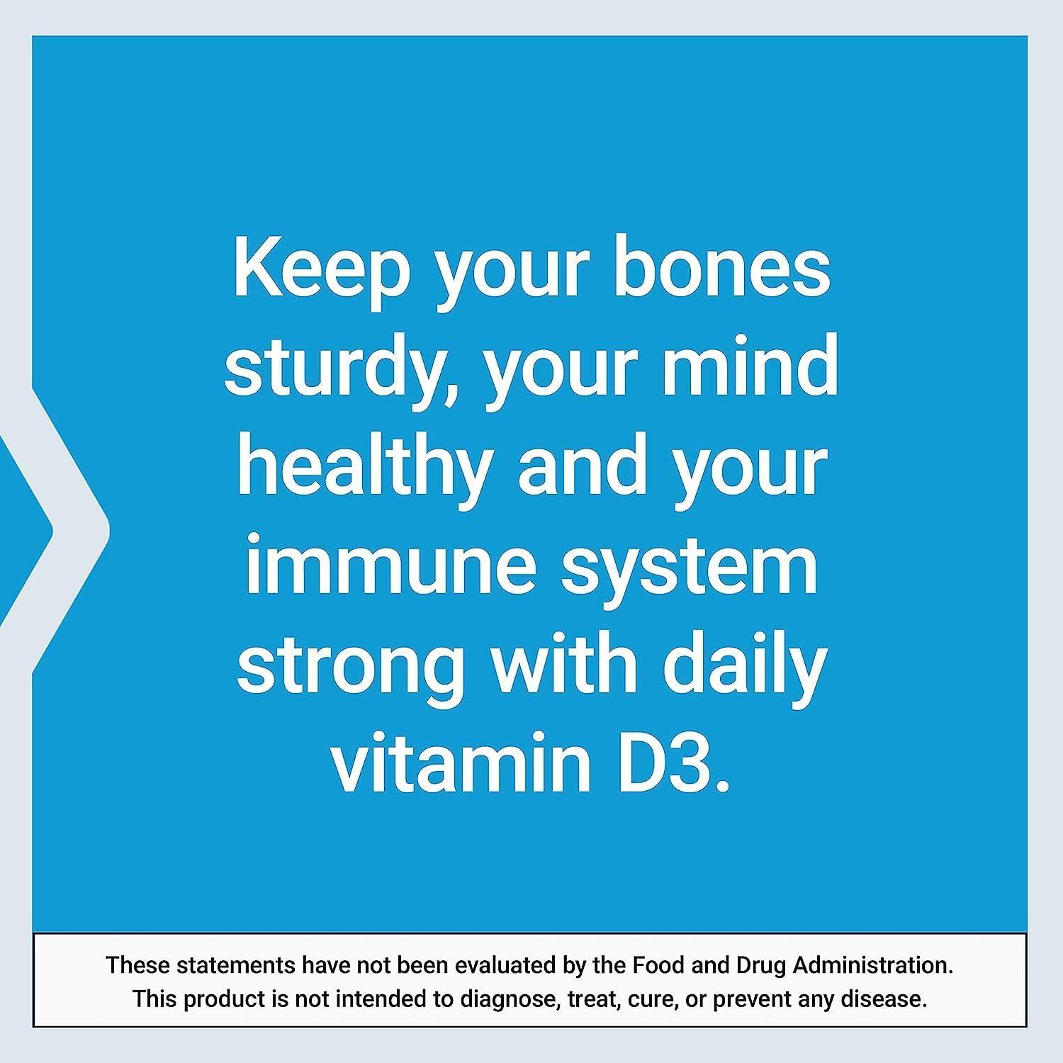 image:imageLife Extension Vitamin D3 125 mcg 5000 IU Bone Health Brain Performance Immune System Support GlutenFree NonGMO Once Daily TwoMonth Supply 60 Softgels Pack of 260 Count Pack of 2