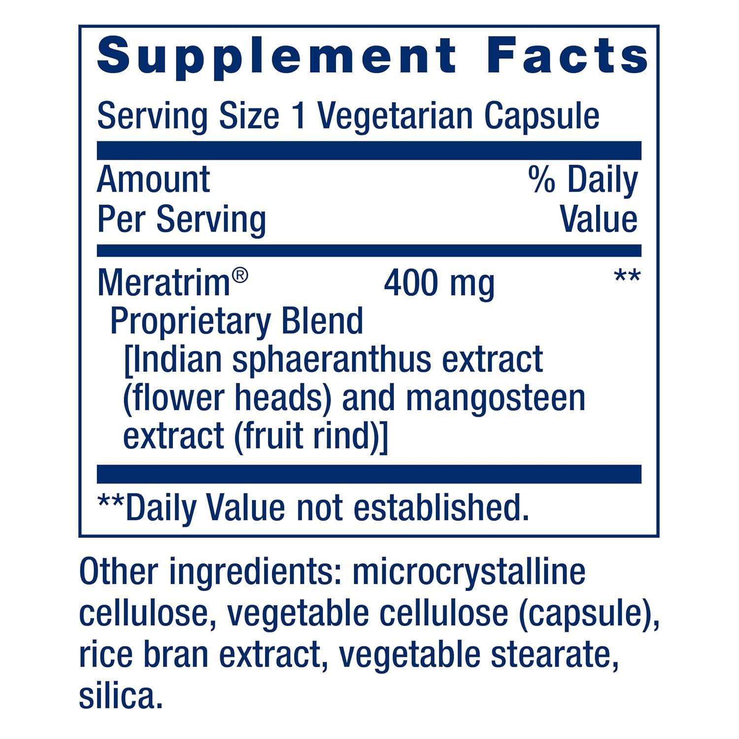 image:imageLife Extension Waistline Control S indicus Mangosteen Meratrim Healthy Weight Waistline NonGMO Gluten Free Vegetarian 60 Capsules