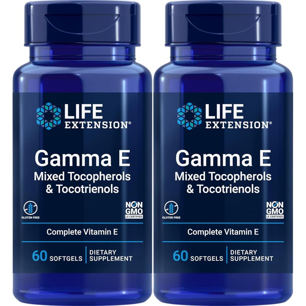 image:imageLife Extension Gamma E Mixed Tocopherols amp Tocotrienols 60 Softgels Pack of 260 Count Pack of 2