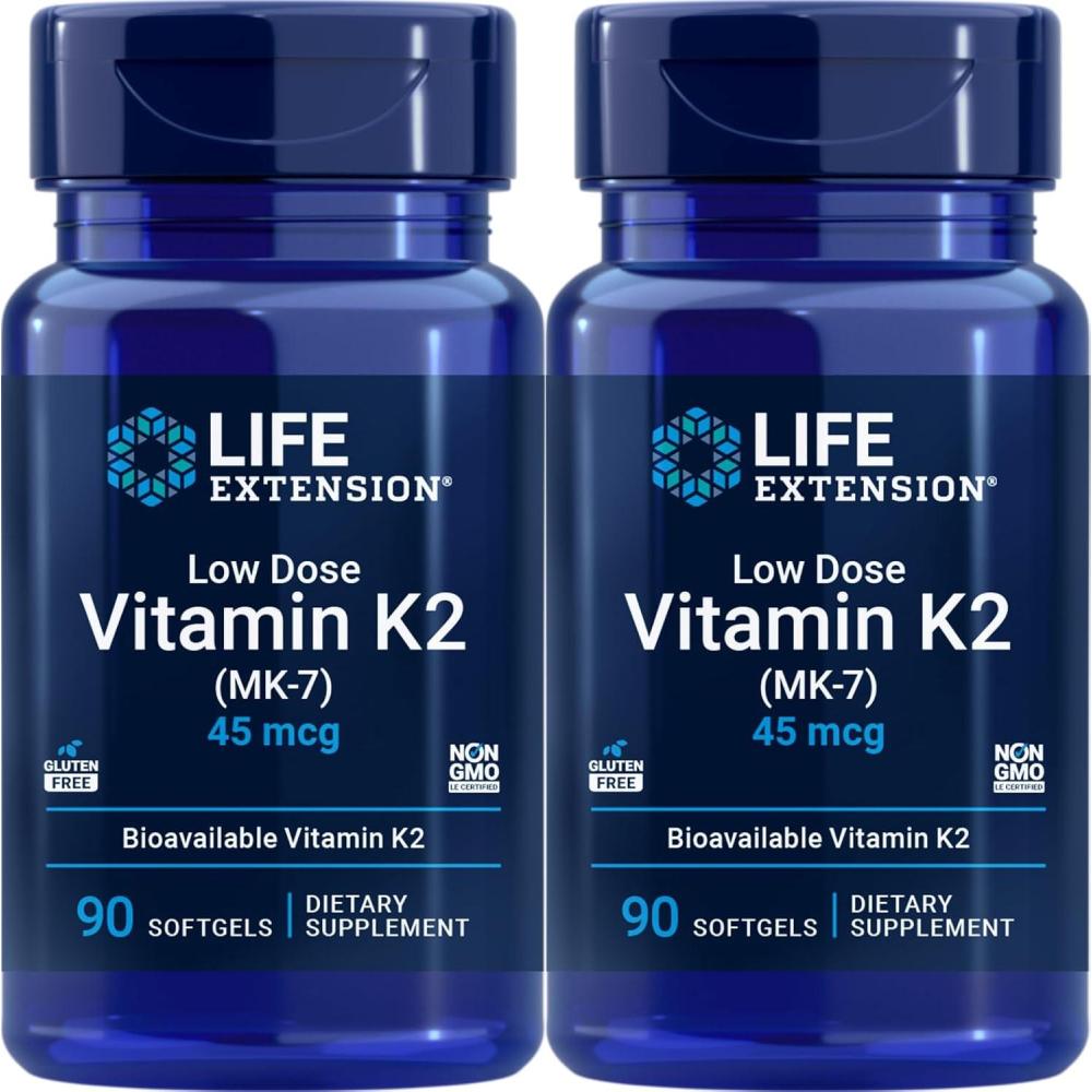image:imageLife Extension Low Dose Vitamin K2 90 Softgels Pack of 2