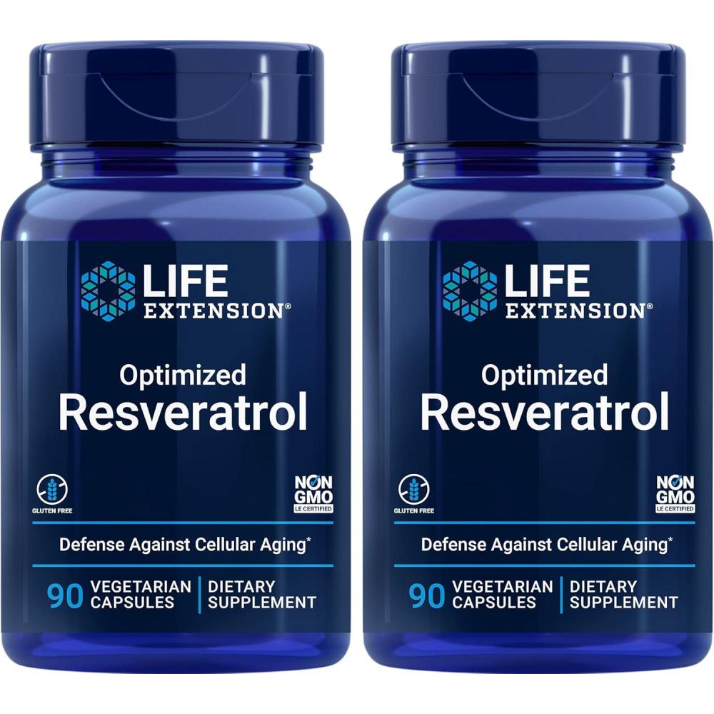image:imageLife Extension Optimized Resveratrol 90 Vegetarian Capsules90 Count Pack of 2