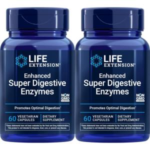 image:imageLife Extension Enhanced Super Digestive Enzymes 60 Vegetarian Capsules Pack of 2