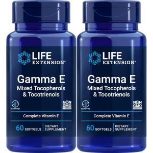 image:imageLife Extension Gamma E Mixed Tocopherols amp Tocotrienols 60 Softgels Pack of 260 Count Pack of 2