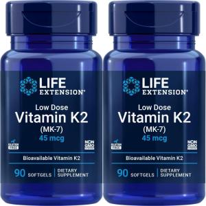 image:imageLife Extension Low Dose Vitamin K2 90 Softgels Pack of 2