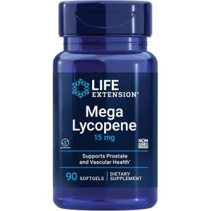 image:imageLife Extension Mega Lycopene Prostate Health arterial Health antioxidant Defense GlutenFree NonGMO 90 softgels
