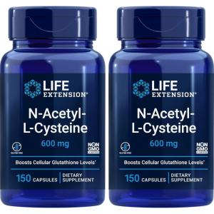 image:imageLife Extension NAcetylLCysteine NAC 600mg 150 Capsules150 Count Pack of 2