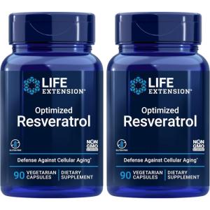 image:imageLife Extension Optimized Resveratrol 90 Vegetarian Capsules90 Count Pack of 2