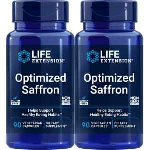 image:imageLife Extension Optimized Saffron Extract with Satiereal 90 Vegetarian Capsules90 Count Pack of 2
