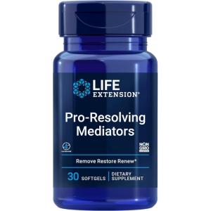image:imageLife Extension ProResolving Mediators 18HEPE 17HDHA 14HDHA Supports The Bodys Natural Postinflammatory Response Gluten Free NonGMO 30 softgelsMediators