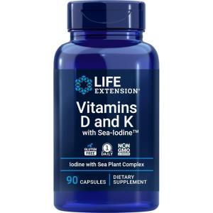 image:imageLife Extension Vitamins D and K with SeaIodine 90 Capsules90 Count Pack of 1