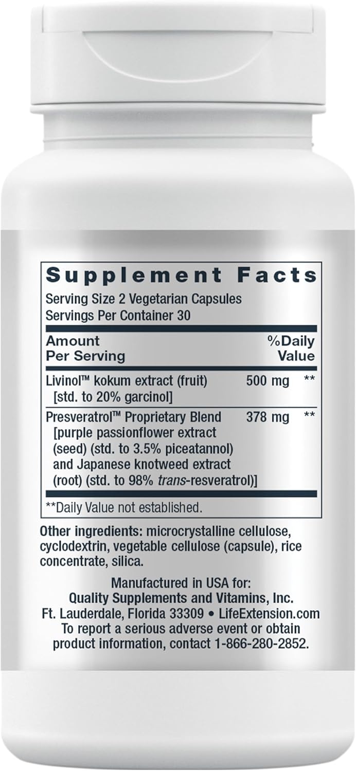image:imageLife Extension GEROPROTECT Stem Cell Promotes Healthy Cellular Renewal kokum Extract Transresveratrol Gluten Free NonGMO Vegetarian 60 Capsules