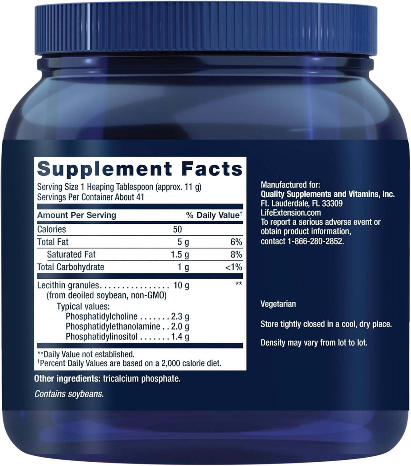 image:imageLife Extension Lecithin Promotes Healthy Cell Structure and Function in the Brain Gluten Free NonGMO Vegetarian 454 Grams
