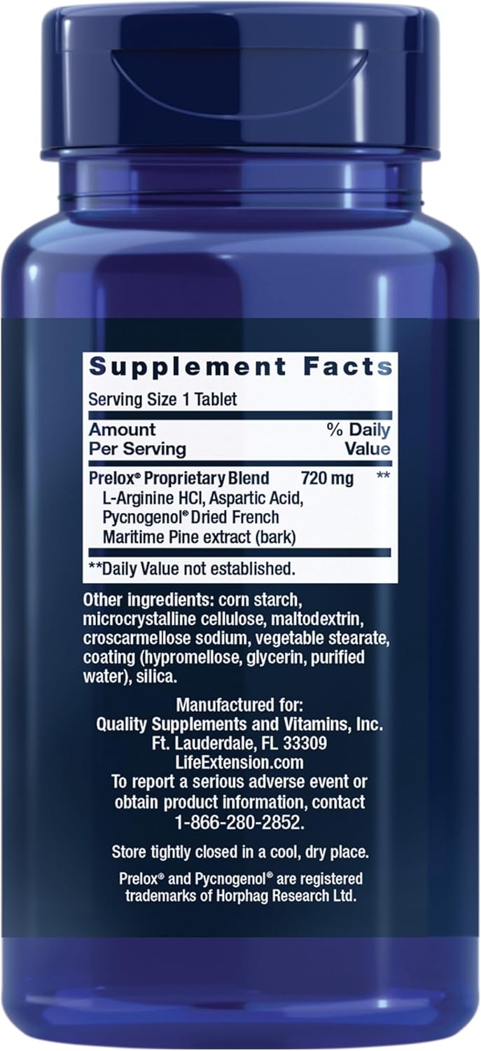image:imageLife Extension Prelox Enhanced Sex French Maritime Pine Bark Extract LArginine Male Sexual Health Promotes Male Blood Flow GlutenFree NonGMO 60 Tablets