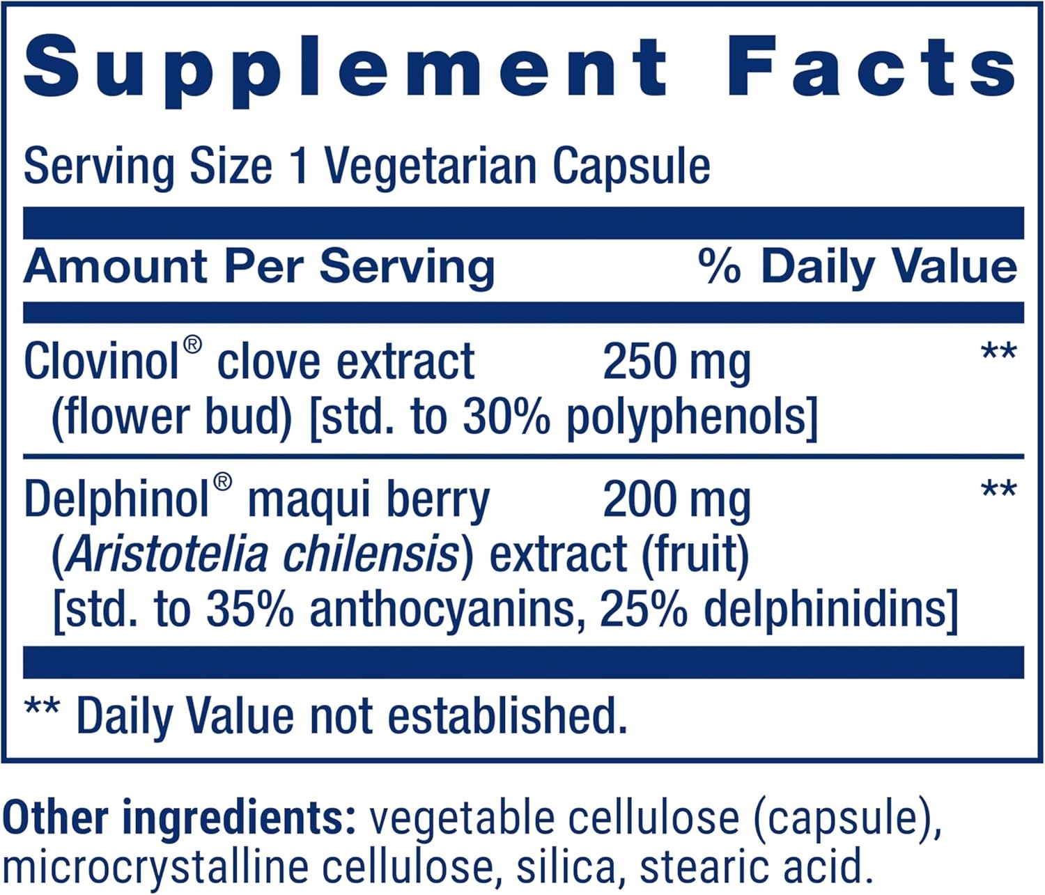 image:imageLife Extension Glycemic Guard Clove Extract Maqui Berry Aristotelia chilensis Helps Maintain Already Healthy glycemic Balance Vegetarian GlutenFree 1Daily NonGMO 30 Capsules