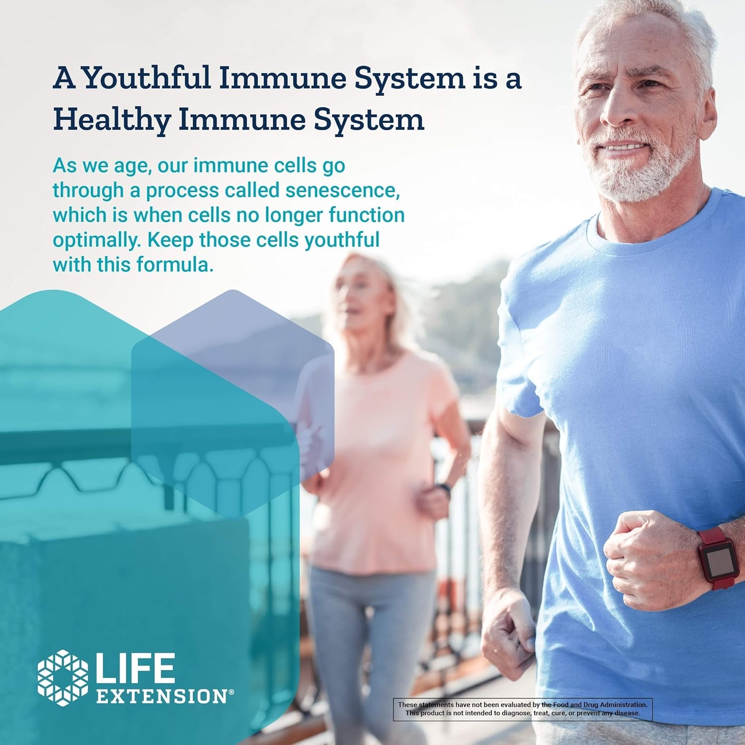 image:imageLife Extension Immune Senescence Formula Standardized Cistanche Reishi PUERH Tea 60 Vegetarian Tablets