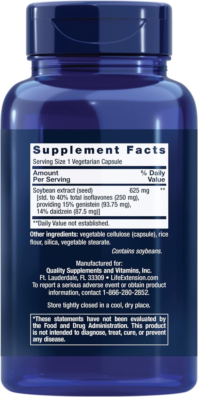 image:imageLife Extension Ultra Soy Extract Healthy Aging amp Cell Health GlutenFree NonGMO Vegetarian 60 Capsules