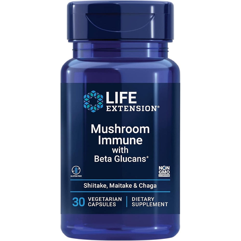 image:imageLife Extension Mushroom Immune with Beta Glucans