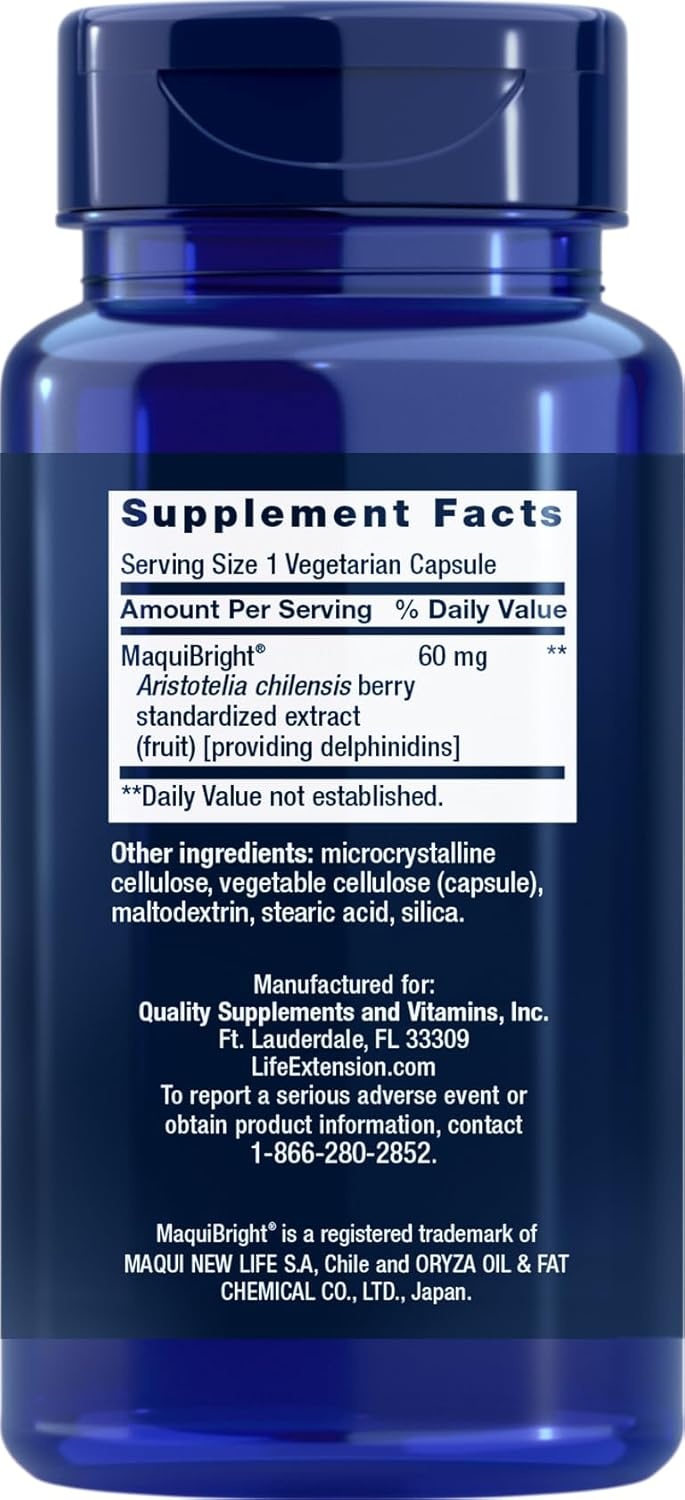 image:imageLife Extension Tear Support with MaquiBright 60 mg 30 Vegetarian Capsules Pack of 2